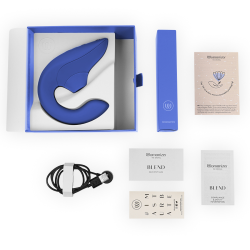 WOMANIZER - BLEND RABBIT VIBRATOR STIMULATOR VIBRANT BLUE – Produktansicht 6