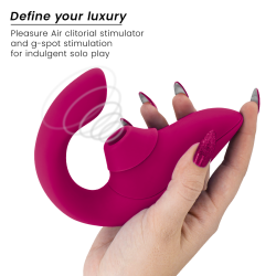 WOMANIZER - BLEND RABBIT VIBRATOR STIMULATOR VIBRANT PINK – Produktansicht 3