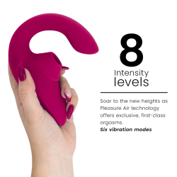 WOMANIZER - BLEND RABBIT VIBRATOR STIMULATOR VIBRANT PINK – Produktansicht 5