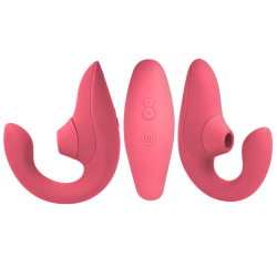 WOMANIZER - BLEND RABBIT VIBRATOR STIMULATOR VIBRANT ROSE – Produktansicht 2