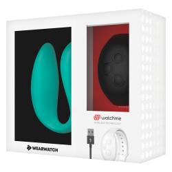 WEARWATCH - DUAL-TECHNOLOGIE VIBRATOR WATCHME AQUAMARINE / JET – Produktansicht 6
