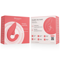 WOMANIZER - BLEND RABBIT VIBRATOR STIMULATOR VIBRANT ROSE – Produktansicht 7