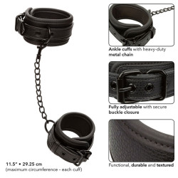 CALEXOTICS - NOCTURNAL FUSSMANSCHETTEN LEDER VERSTELLBAR SCHWARZ – Produktansicht 4
