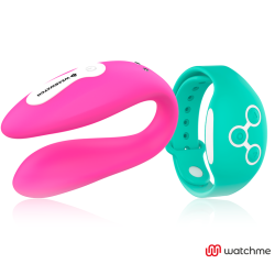 WEARWATCH - DUAL-TECHNOLOGIE-WATCHME-VIBRATOR FUCHSIA / MEERWASSER – Produktansicht 2