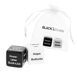 BLACK&SILVER - WÜRFEL FÜR PAARE ES/EN – Produktansicht 2