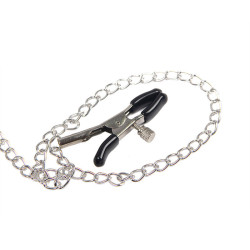 SUBBLIME - 953720 BONDAGE LEDERRIEMEN BRUSTKLEMMEN SCHWARZ EINE GRÖSSE – Produktansicht 2