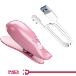 PRETTY LOVE - CAILEY NIPPELKLEMMEN 10 VIBRATIONEN FERNBEDIENUNG ROSA – Produktansicht 7