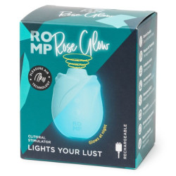 ROMP - ROSE GLOW KLITORIS-SAUGGERÄT, DAS IM DUNKELN LEUCHTET – Produktansicht 9