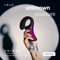 LELO - ENIGMA DOPPELSAUG-STIMULATIONSMASSAGER SCHWARZ – Produktansicht 15