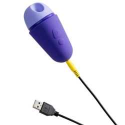 ROMP - KOSTENLOSER X KLITORALSTIMULATOR MIT DECKEL, 10 STUFEN, WIEDERAUFLADBAR, LILA – Produktansicht 4