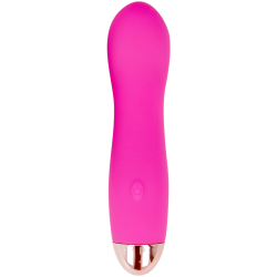 DOLCE VITA - AUFLADBARER VIBRATOR EINE ROSA 7 GESCHWINDIGKEIT – Produktansicht 3