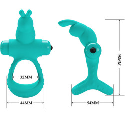 PRETTY LOVE - FIGGY GREEN RABBIT VIBRATORRING – Produktansicht 4