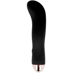 DOLCE VITA - AUFLADBARER VIBRATOR ZWEI SCHWARZ 7 GESCHWINDIGKEITEN – Produktansicht 2