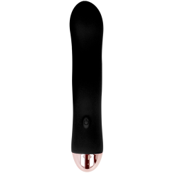 DOLCE VITA - AUFLADBARER VIBRATOR ZWEI SCHWARZ 7 GESCHWINDIGKEITEN – Produktansicht 3
