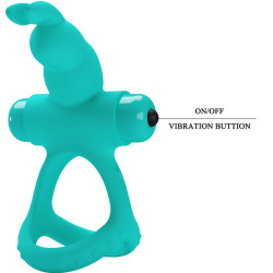 PRETTY LOVE - FIGGY GREEN RABBIT VIBRATORRING – Produktansicht 6