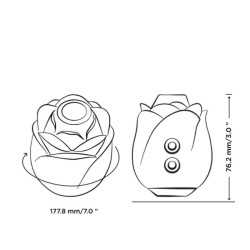 ROMP - ROSE 2.0 ROSA-FÖRMIGES KLITORIS-SAUGWERKZEUG – Produktansicht 5