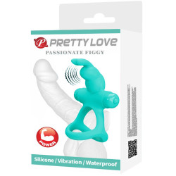 PRETTY LOVE - FIGGY GREEN RABBIT VIBRATORRING – Produktansicht 7