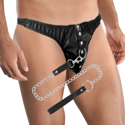 DARKNESS - SUBMISSION-TANGA MIT METALLKETTE – Produktansicht 2