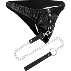 DARKNESS - SUBMISSION-TANGA MIT METALLKETTE – Produktansicht 3