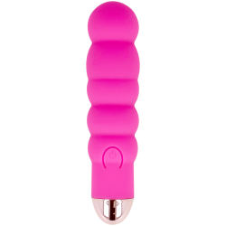 DOLCE VITA - AUFLADBARER VIBRATOR SECHS ROSA 7 GESCHWINDIGKEITEN – Produktansicht 2