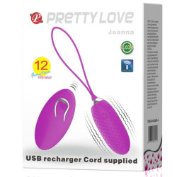 PRETTY LOVE - JOANNA VIBRIERENDES EI MIT FERNBEDIENUNG 12 MODI – Produktansicht 8