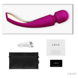 LELO - SMART WAND MEDIUM 2 DEEP ROSE MASSAGER – Produktansicht 5