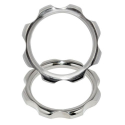 METAL HARD - DREHMOMENTRING AUS METALL FÜR PENIS UND HODEN 45 MM – Produktansicht 2