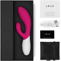 LELO - INA WAVE 2 VBRADOR LUXUS-SPEZIALUHR CERISE – Produktansicht 3