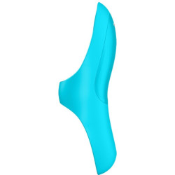 SATISFYER - TEASER FINGERVIBRATOR BLAUES LICHT – Produktansicht 3
