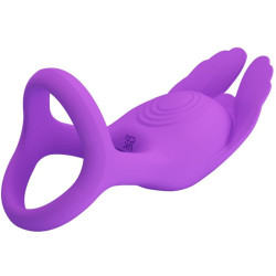 PRETTY LOVE - SILAS VIBRANT PENIS RING 7 VIBRATIONEN LILA SILIKON – Produktansicht 3
