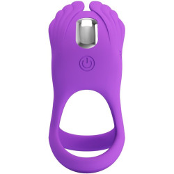 PRETTY LOVE - SILAS VIBRANT PENIS RING 7 VIBRATIONEN LILA SILIKON – Produktansicht 4