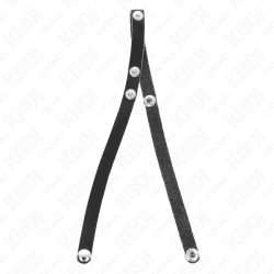 KINK - LEDER PENISRING MIT DRUCKVERSCHLUSS 39 X 1 CM – Produktansicht 4