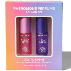EYE OF LOVE - BLOOM DAY TO NIGHT PHEROMONE ROLL-ON PARFÜM SET 2 X 5 ML – Produktansicht 2