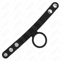 KINK - LEDER PENISRING 3,5 CM MIT DRUCKVERSCHLUSS 23 X 2 CM – Produktansicht 4