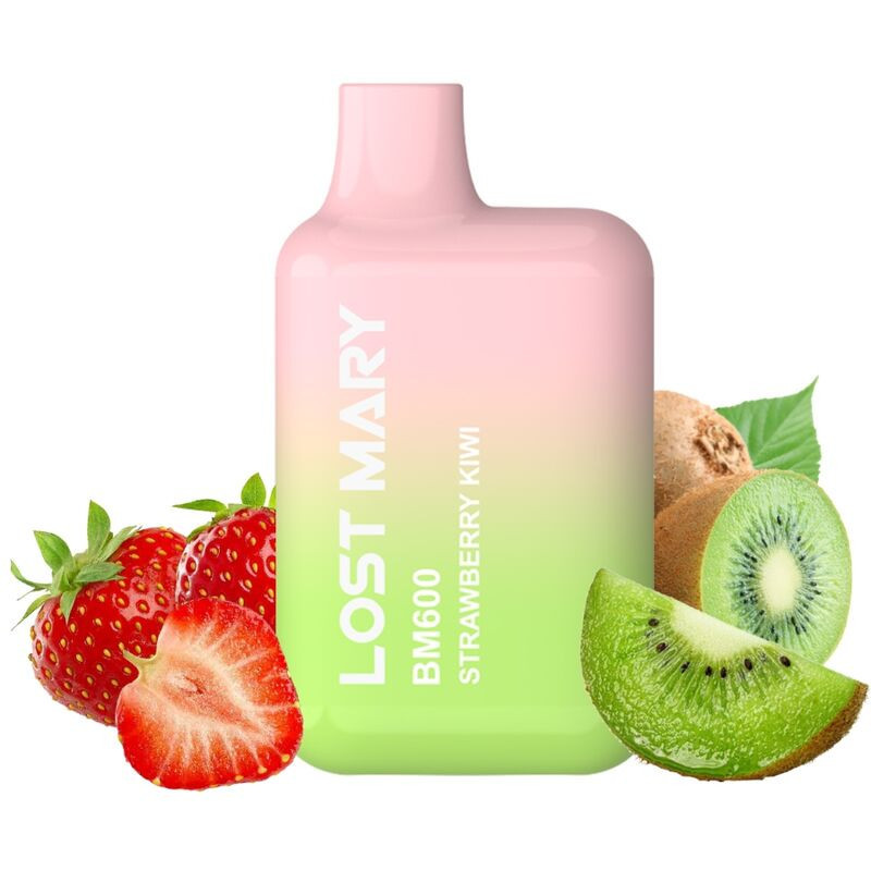 LOST MARY - BM600 NIKOTIN-VAPER 2% EINWEG ERDBEERE KIWI