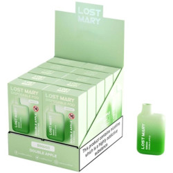 LOST MARY - BM600 NICOTINE VAPER 2% EINWEG DOPPELTER APFEL – Produktansicht 2
