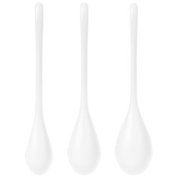 SATISFYER - YONI POWER 1 TRAININGSSET WEISS – Produktansicht 2