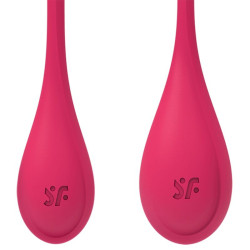 SATISFYER - YONI POWER 1 TRAININGSSET ROT – Produktansicht 2