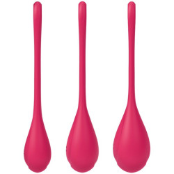 SATISFYER - YONI POWER 1 TRAININGSSET ROT – Produktansicht 3