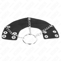 KINK - PENISRING 4 CM KETTE 7 CM METALL MIT LEDERGURTE – D-241249 – Produktansicht 5