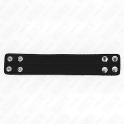 KINK - PENISRING AUS LEDER MIT DRUCKVERSCHLUSS 18,5 X 3,3 CM – Produktansicht 3