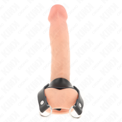 KINK - PENISRING MIT "D" FÖRMIGEN RINGEN 18,5 X 3,3 CM – Produktansicht 3