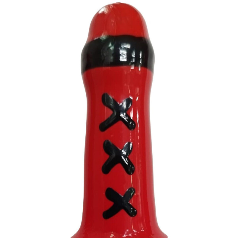 CONDOMERIE - HANDBEMALTE NEUHEITSKONDOME AMSTERDAM ROT