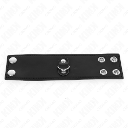 KINK - LEDER PENISRING MIT DRUCKVERSCHLUSS 18 X 5 CM – Produktansicht 3
