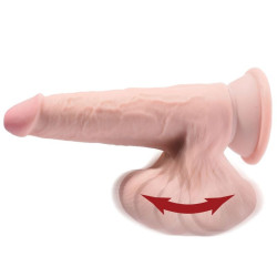 KING COCK - PLUS 3D DILDO SWINGING BALLS 20.3 CM – Produktansicht 4