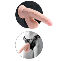 KING COCK - PLUS 3D DILDO SWINGING BALLS 20.3 CM – Produktansicht 5