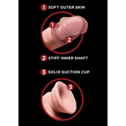 KING COCK - PLUS 3D DILDO SWINGING BALLS 20.3 CM – Produktansicht 6