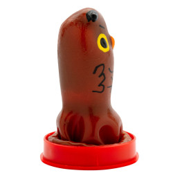 CONDOMERIE - HANDBEMALTE NEUHEITSKONDOME EULE – Produktansicht 2