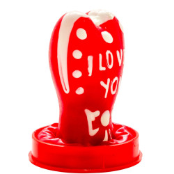 CONDOMERIE - HANDBEMALTE NEUHEITSKONDOME HERZ - ICH LIEBE DICH MODELL 1 – Produktansicht 4