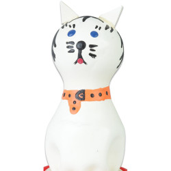 CONDOMERIE - HANDBEMALTE NEUHEITSKONDOME KATZE WEISS